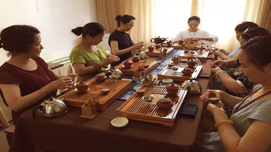 南京敬和然茶藝師培訓教學環(huán)境