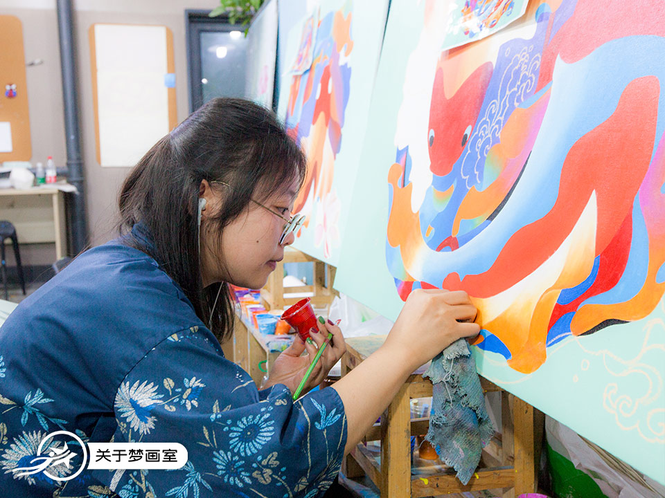 彩繪學(xué)習(xí)過程九