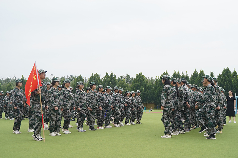 軍訓現(xiàn)場
